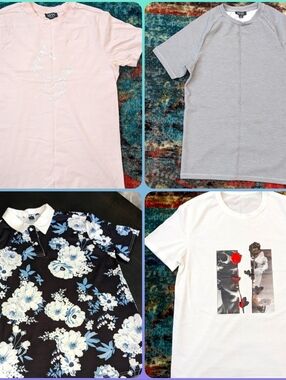 Four Men's Graphic Tee's Medium